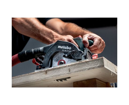 Дисковая пила Metabo KS 18 LTX 57 18V, 165мм, 2.8кг (без АКБ и ЗУ) (601857890), изображение 7 Дисковая пила Metabo KS 18 LTX 57 18V, 165мм, 2.8кг (без АКБ и ЗУ) (601857890), изображение 7