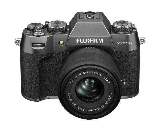 Цифровой фотоаппарат Fujifilm X-T50 + XC 15-45mm F3.5-5.6 Kit Charcoal silver (16828923), изображение 2 Цифровой фотоаппарат Fujifilm X-T50 + XC 15-45mm F3.5-5.6 Kit Charcoal silver (16828923), изображение 2