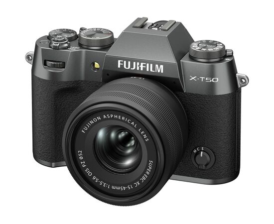 Цифровой фотоаппарат Fujifilm X-T50 + XC 15-45mm F3.5-5.6 Kit Charcoal silver (16828923), изображение 3 Цифровой фотоаппарат Fujifilm X-T50 + XC 15-45mm F3.5-5.6 Kit Charcoal silver (16828923), изображение 3