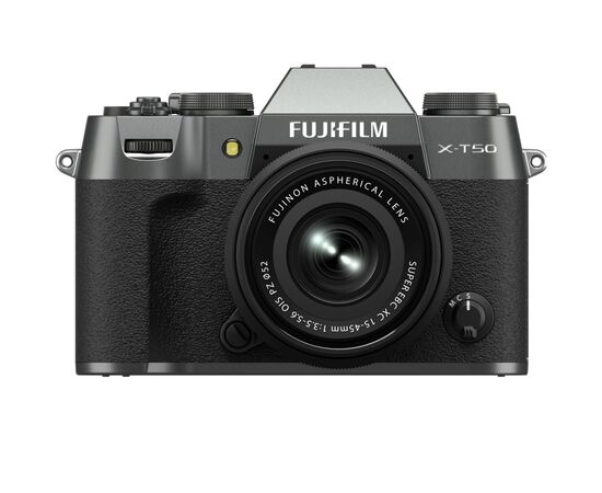 Цифровий фотоапарат Fujifilm X-T50 + XC 15-45mm F3.5-5.6 Kit Charcoal silver (16828923)