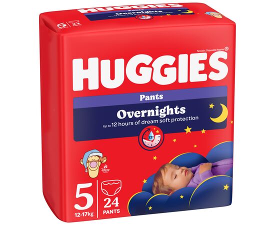 Підгузки Huggies Overnights Pants Трусики 5 12-17 кг 24 шт. (5029053581095)