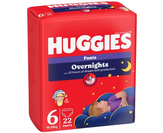 Підгузки Huggies Overnights Pants Трусики 6 15-25 кг 22 шт. (5029053581101)