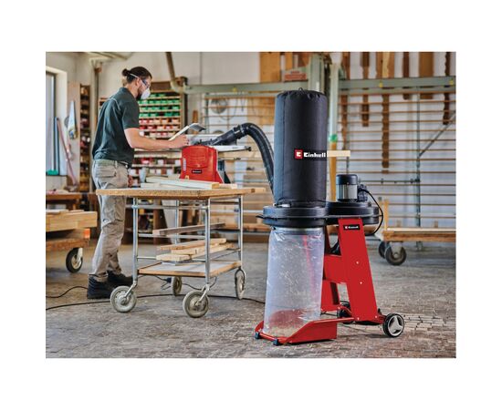 Пылесос строительный Einhell для стружки TE-VE 550/1 A 550Вт, 2850об/хв, 1150м3/год (4304156), изображение 7 Пылесос строительный Einhell для стружки TE-VE 550/1 A 550Вт, 2850об/хв, 1150м3/год (4304156), изображение 7