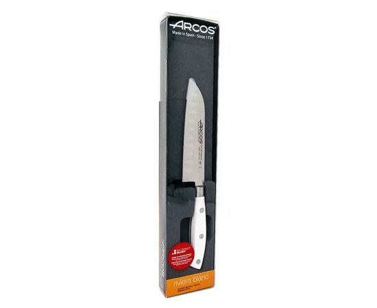 Кухонний ніж Arcos Riviera Сантоку 140 мм White (233224), зображення 3