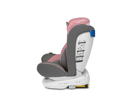 Автокрісло Lionelo Bastiaan Isofix Sporty Black (LO-BASTIAAN PINK SPORTY BLACK), зображення 8 Автокрісло Lionelo Bastiaan Isofix Sporty Black (LO-BASTIAAN PINK SPORTY BLACK), зображення 8