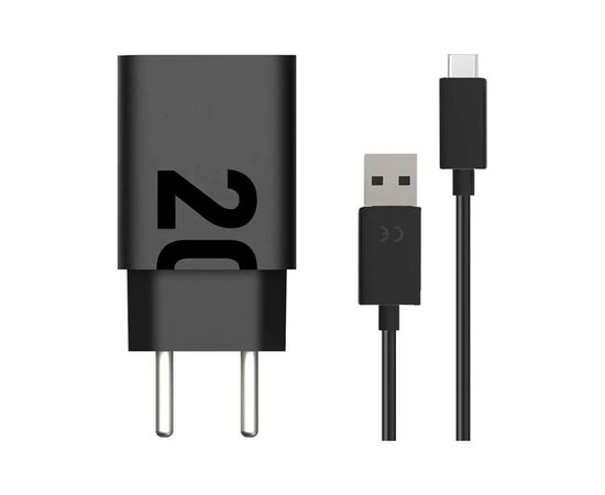 Зарядное устройство Motorola 20W USB-A + cable 1m USB-C (SJMC202-C) (1060547), изображение 2 Зарядное устройство Motorola 20W USB-A + cable 1m USB-C (SJMC202-C) (1060547), изображение 2