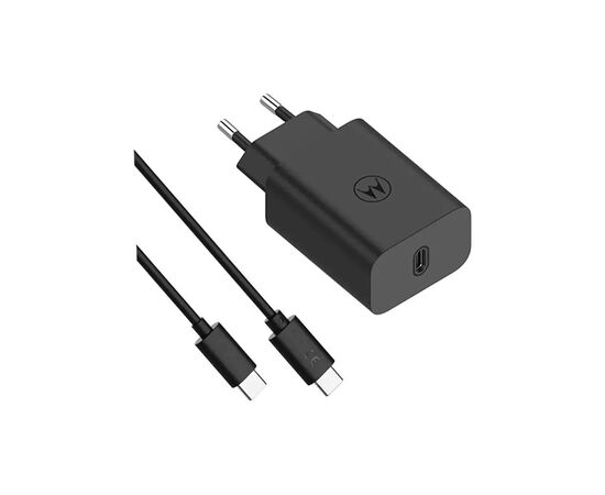 Зарядное устройство Motorola 30W USB-C + cable 1m C-C (SJMC302) (1060546)