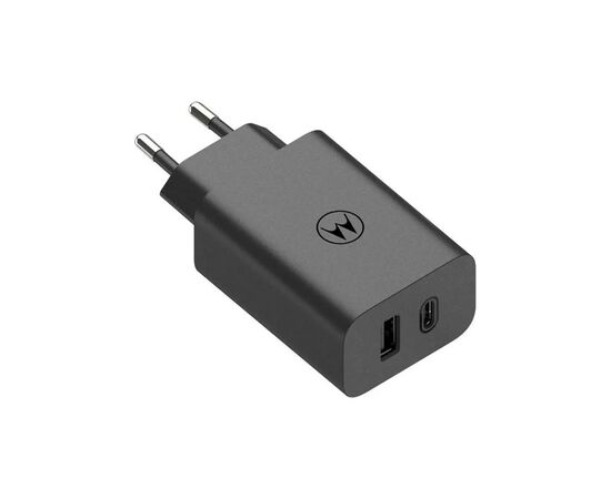 Зарядное устройство Motorola 50W U+C + cable USB-C (SJMC502) (1060545), изображение 3 Зарядное устройство Motorola 50W U+C + cable USB-C (SJMC502) (1060545), изображение 3