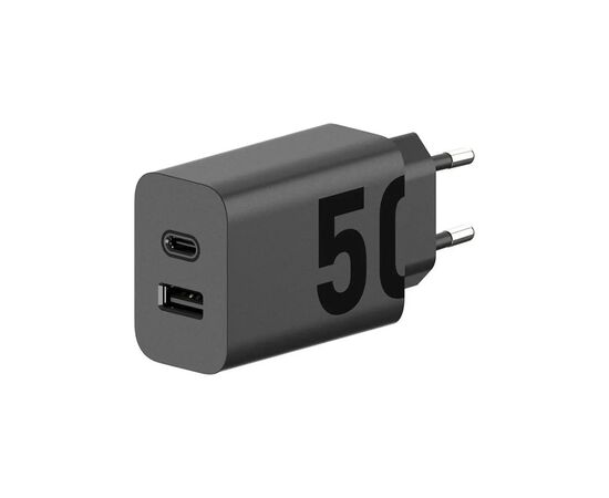 Зарядное устройство Motorola 50W U+C + cable USB-C (SJMC502) (1060545), изображение 5 Зарядное устройство Motorola 50W U+C + cable USB-C (SJMC502) (1060545), изображение 5