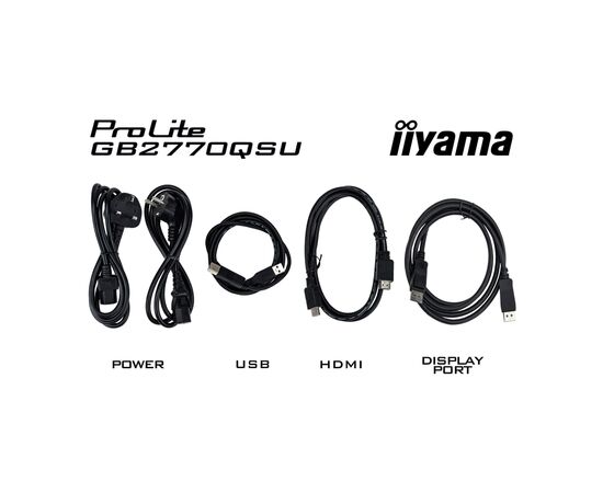 Монитор iiyama GB2770QSU-B6, изображение 12 Монитор iiyama GB2770QSU-B6, изображение 12