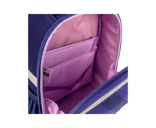 Рюкзак школьный Kite Check and Hearts Фиолетовый (K24-555S-1), изображение 12 Рюкзак школьный Kite Check and Hearts Фиолетовый (K24-555S-1), изображение 12
