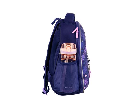 Рюкзак школьный Kite Check and Hearts Фиолетовый (K24-555S-1), изображение 8 Рюкзак школьный Kite Check and Hearts Фиолетовый (K24-555S-1), изображение 8