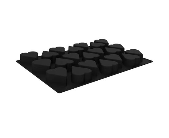 Форма для выпечки Silikomart 600x400 мм "серце" 95 x 88 h40 мм 21 x 210 мл (SQ087/YL)
