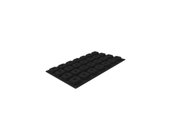 Форма для выпечки Silikomart 600x400 мм Square savarin 68 x 68 h 26 мм 28 шт (SQ090)