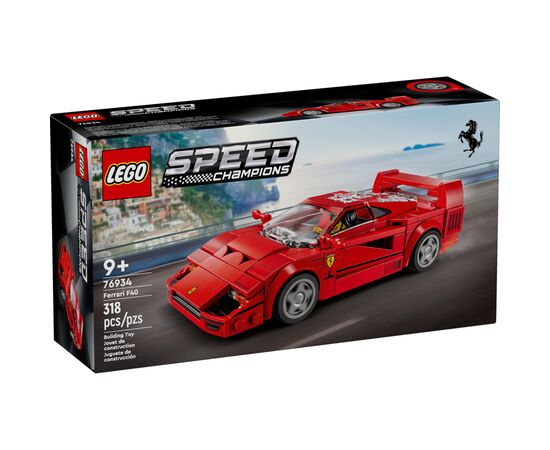 Конструктор LEGO Speed Champions Суперкар Ferrari F40, 318 деталей (76934)