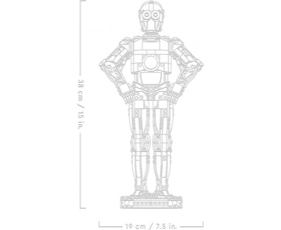 Конструктор LEGO Star Wars C-3PO 1138 деталей (75398), зображення 4 Конструктор LEGO Star Wars C-3PO 1138 деталей (75398), зображення 4