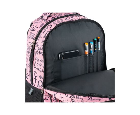 Рюкзак школьный GoPack Teens Розовый (GO24-162L-6), изображение 10 Рюкзак школьный GoPack Teens Розовый (GO24-162L-6), изображение 10