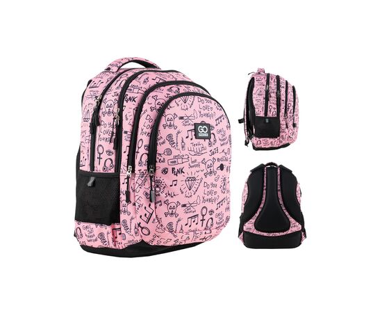 Рюкзак шкільний GoPack Teens Рожевий (GO24-162L-6)
