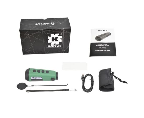 Монокуляр Konus Тепловізійний Flame 160x120 (7953), изображение 10 Монокуляр Konus Тепловізійний Flame 160x120 (7953), изображение 10