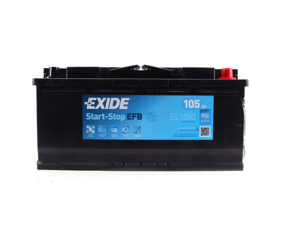 Аккумулятор автомобильный EXIDE START-STOP EFB 105A (EL1050), изображение 2 Аккумулятор автомобильный EXIDE START-STOP EFB 105A (EL1050), изображение 2