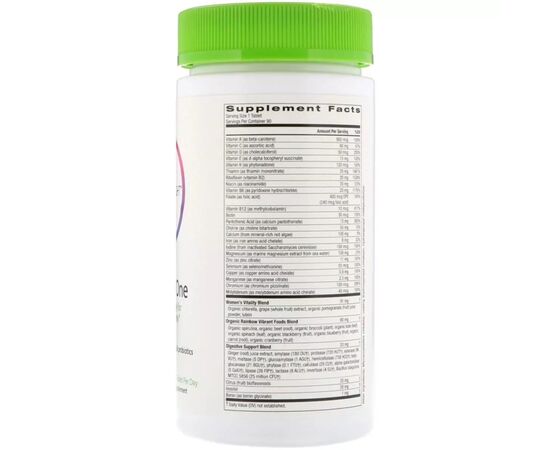 Вітамінно-мінеральний комплекс Rainbow Light Мультивітаміни для жінок, Women's One, 90 таблеток (RLT10882), зображення 2 Вітамінно-мінеральний комплекс Rainbow Light Мультивітаміни для жінок, Women's One, 90 таблеток (RLT10882), зображення 2