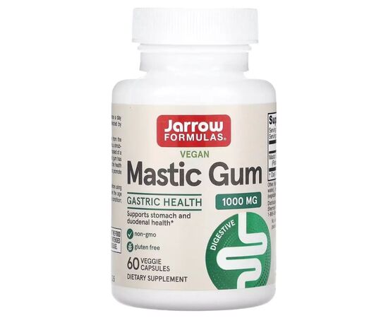 Витаминно-минеральный комплекс Jarrow Formulas Мастиковая смола, 500 мг, Mastic Gum, 60 вегетарианских капсул (JRW-23007)