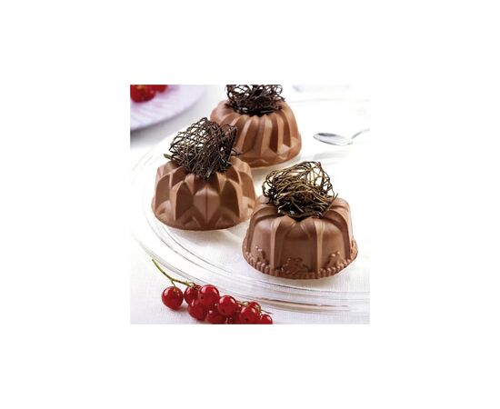 Форма для випікання Silikomart "Фантазія" 75 мм, h 40 мм (SF061/C), зображення 2 Форма для випікання Silikomart "Фантазія" 75 мм, h 40 мм (SF061/C), зображення 2