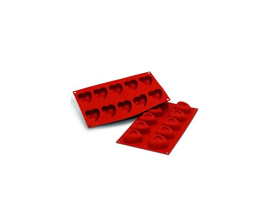 Форма для выпечки Silikomart "Сердечко" 48х54 mm, h 27mm (SF088/C)