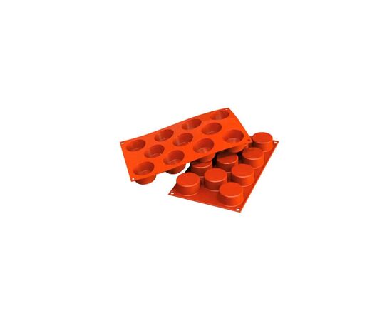 Форма для выпечки Silikomart "Циліндр" 50 mm h27 , 11 x 55 ml (SF204/C)