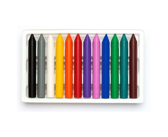 Олівці кольорові Школярик Воскові Преміум 12 кольорів (316111001-UA), зображення 2 Олівці кольорові Школярик Воскові Преміум 12 кольорів (316111001-UA), зображення 2