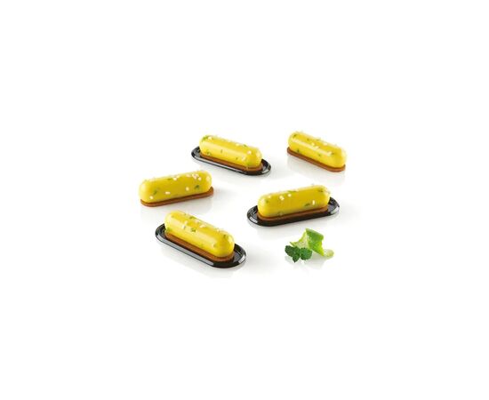 Форма для выпечки Silikomart Fingers 80 x 22 х 22 мм + каттер + 12 підложок (FINGERS 30), изображение 2 Форма для выпечки Silikomart Fingers 80 x 22 х 22 мм + каттер + 12 підложок (FINGERS 30), изображение 2