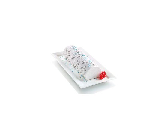Форма для выпечки Silikomart Frozen Buche Набір 2 основи + 2 килимка (FROZEN BUCHE), изображение 2 Форма для выпечки Silikomart Frozen Buche Набір 2 основи + 2 килимка (FROZEN BUCHE), изображение 2
