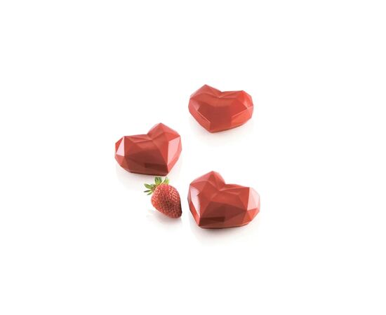 Форма для випікання Silikomart Amore Origami 74x84x h35 мм + каттер (AMORINI ORIGAMI 110), зображення 2 Форма для випікання Silikomart Amore Origami 74x84x h35 мм + каттер (AMORINI ORIGAMI 110), зображення 2