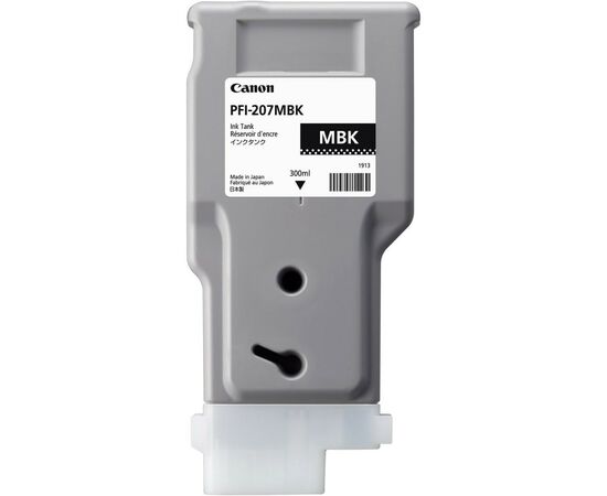 Картридж Canon PFI-207MBK 300ml matte black (8788B001), изображение 2 Картридж Canon PFI-207MBK 300ml matte black (8788B001), изображение 2