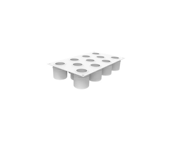 Форма для выпечки Silikomart Cilindro 3D d 50 h55 мм (11x 100 мл) (CILINDRO 3D 100), изображение 2 Форма для выпечки Silikomart Cilindro 3D d 50 h55 мм (11x 100 мл) (CILINDRO 3D 100), изображение 2