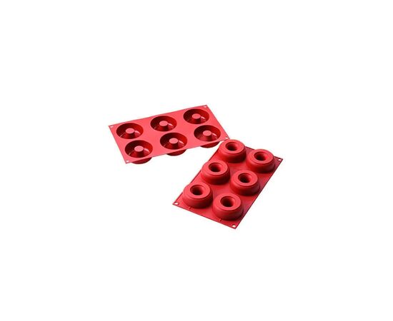 Форма для выпечки Silikomart Donuts d 75-25 mm h 28 mm (Donuts)