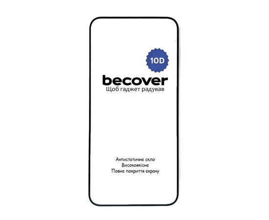 Стекло защитное BeCover Nothing Phone (2a) 10D Black (711818), изображение 2 Стекло защитное BeCover Nothing Phone (2a) 10D Black (711818), изображение 2