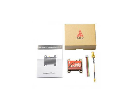 Видеопередатчик (VTX) AKK Race Ranger 1.6W 5.8GHz 48CH L,X Band (TX1918LX), изображение 4 Видеопередатчик (VTX) AKK Race Ranger 1.6W 5.8GHz 48CH L,X Band (TX1918LX), изображение 4