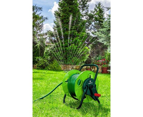 Візок для шлангу Verto котушка на підставці (15G790), зображення 3 Візок для шлангу Verto котушка на підставці (15G790), зображення 3