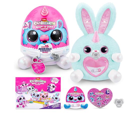Мягкая игрушка Rainbocorns сюрприз серия A Adopt-a-Corn Surprise (92105A), изображение 7 Мягкая игрушка Rainbocorns сюрприз серия A Adopt-a-Corn Surprise (92105A), изображение 7