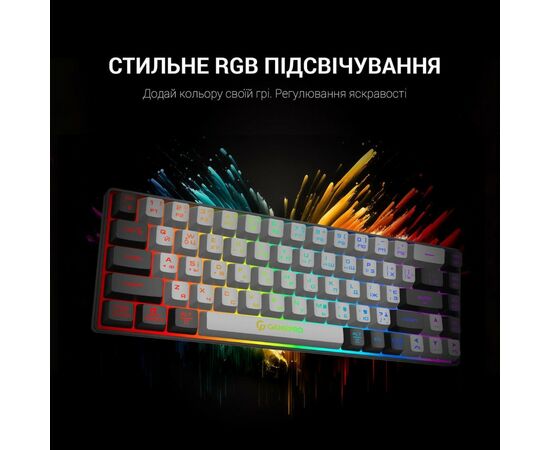 Клавиатура GamePro GK935 Wireless LED Black (GK935), изображение 4 Клавиатура GamePro GK935 Wireless LED Black (GK935), изображение 4