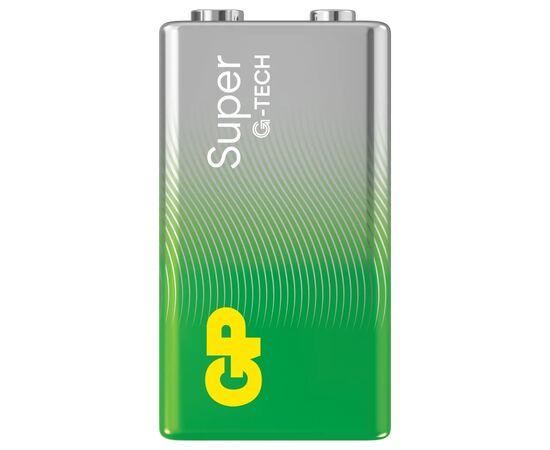 Батарейка Gp Крона Super Alcaline 6LF22 9V * 1 ПВХ плівка (1604A-5UE1 / 4891199216282)