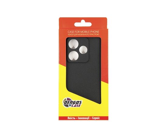 Чохол до мобільного телефона Dengos Xiaomi Redmi 13 4G Carbon + Glass Black (DG-KM-98), зображення 4