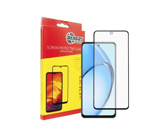 Стекло защитное Dengos Full Glue OPPO A60 (black) (TGFG-364)