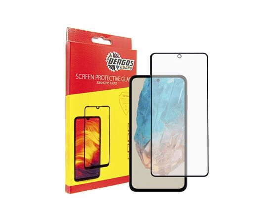 Стекло защитное Dengos Full Glue Samsung Galaxy M35 5G (black) (TGFG-363)