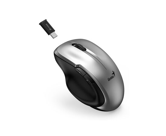 Мишка Genius Ergo 8200S Wireless Silver (31030029404), зображення 2 Мишка Genius Ergo 8200S Wireless Silver (31030029404), зображення 2