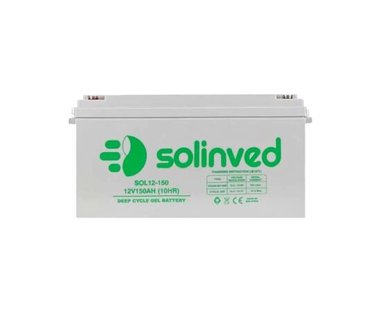 Батарея к ИБП Solinved 12V-150Ah, GEL (SLG150-12), изображение 2 Батарея к ИБП Solinved 12V-150Ah, GEL (SLG150-12), изображение 2
