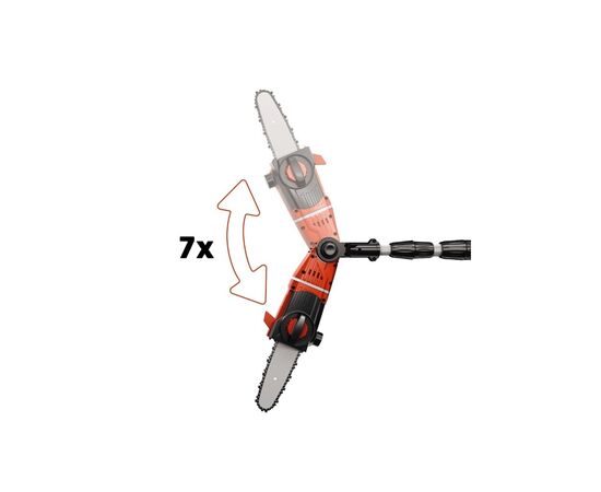 Цепная пила Einhell GE-LC 18 LI T-Solo телескопическая аккумуляторная (3410810), изображение 3