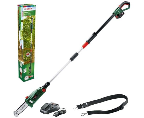 Цепная пила Bosch UniversalChainPole 18 аккумуляторная телескопическая (0.600.8B3.100), изображение 4 Цепная пила Bosch UniversalChainPole 18 аккумуляторная телескопическая (0.600.8B3.100), изображение 4