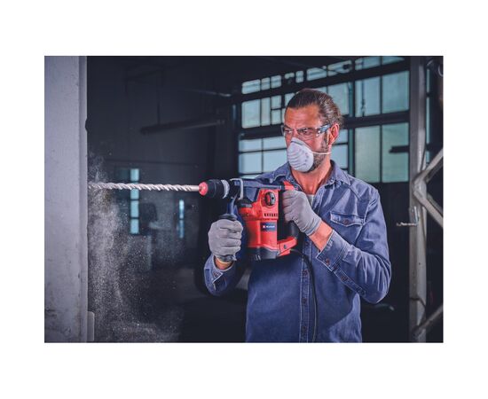 Перфоратор Einhell TE-RH 32-1600 4F SDS-plus, 1600Вт, 4.5Дж, кейс 5.2кг (4258508), изображение 9 Перфоратор Einhell TE-RH 32-1600 4F SDS-plus, 1600Вт, 4.5Дж, кейс 5.2кг (4258508), изображение 9